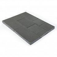 Тротуарная плитка Brаer Триада серый 12,96м2/пал 1,85т/пал